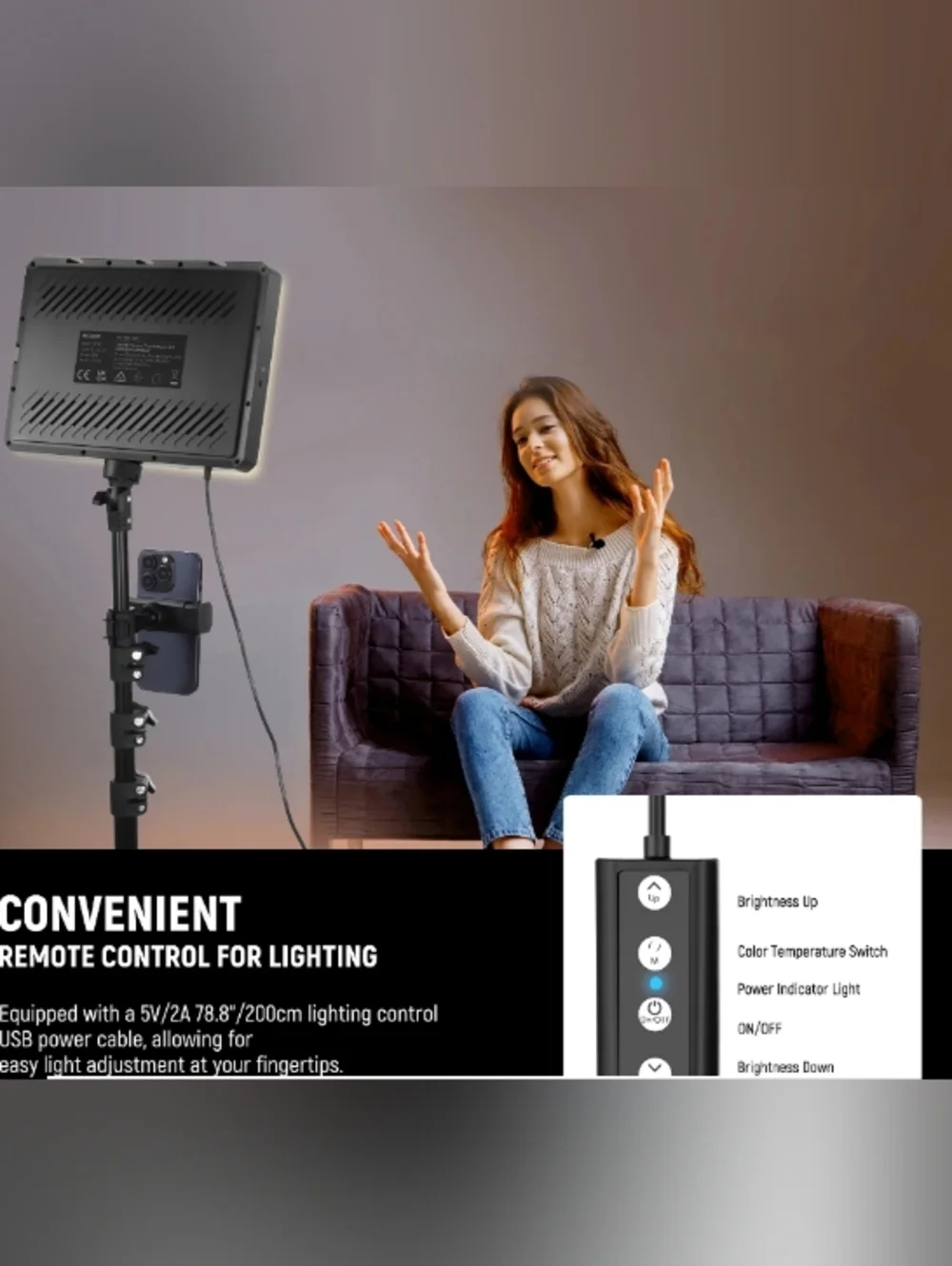 NEEWER BP300 2-Pack Bi-Color LED Video Light Kit - NIB Factory Sealed (Pro Kit)